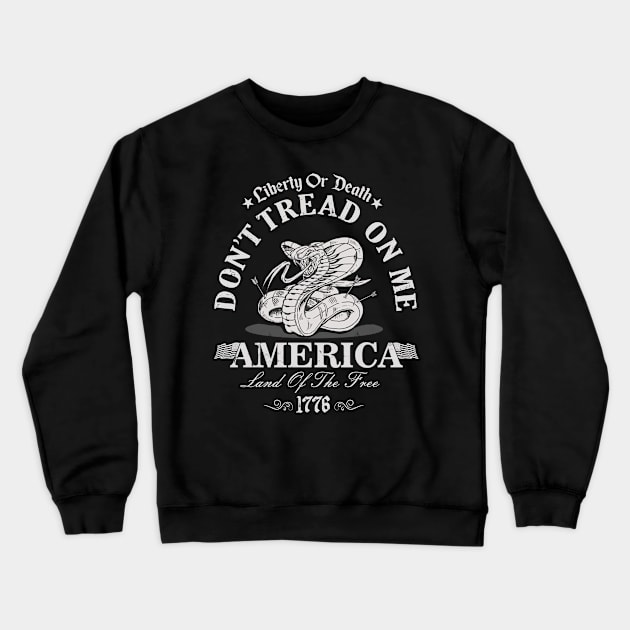 Don't Tread on Me Crewneck Sweatshirt by machmigo